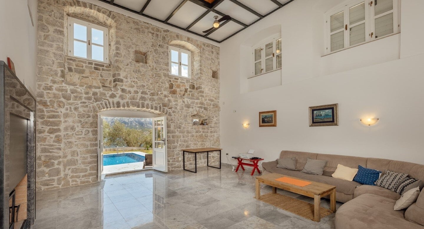 Palazzo Jerovica Stone Estate in Prčanj, Kotor Bay