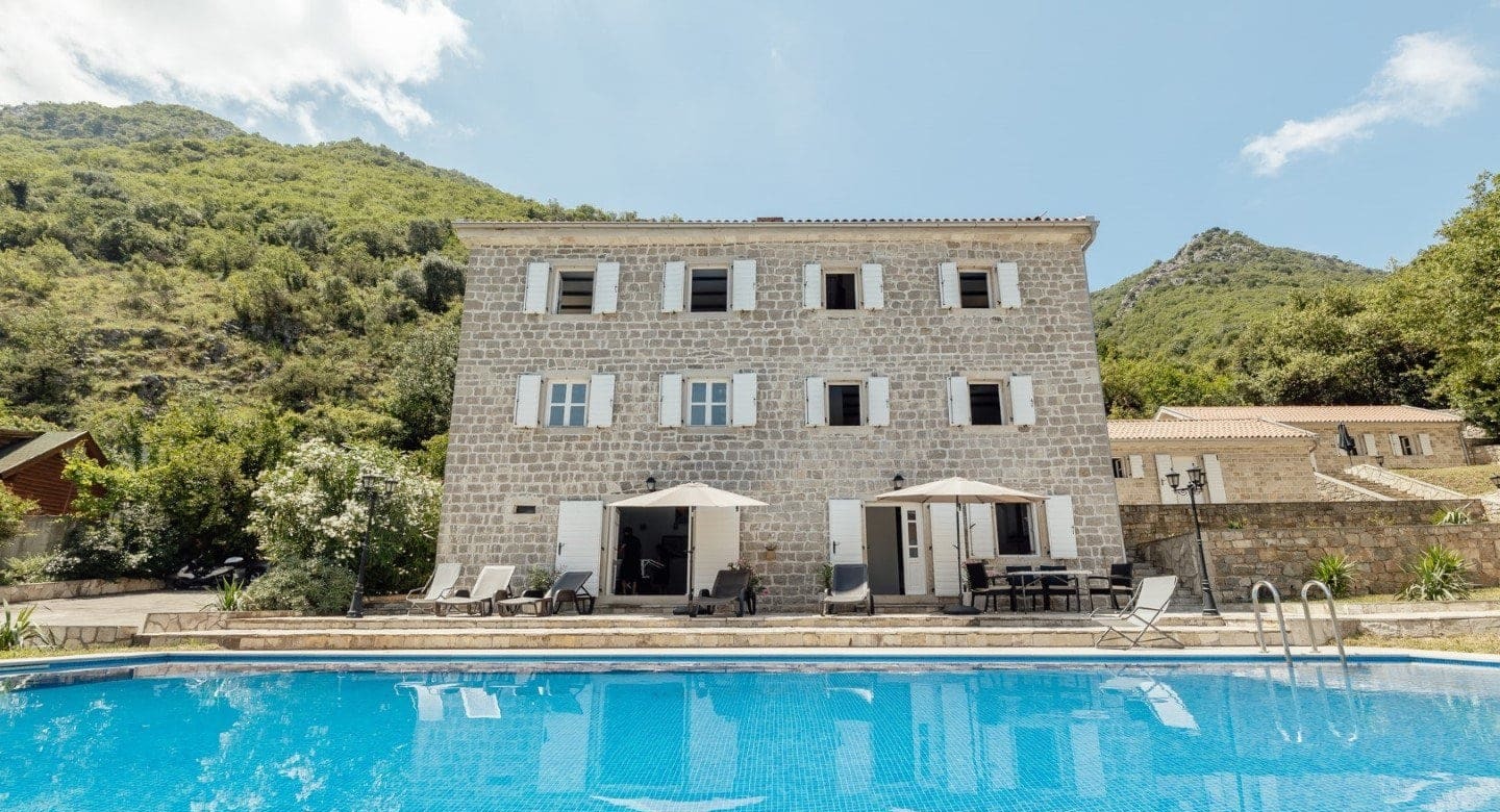 Palazzo Jerovica Stone Estate in Prčanj, Kotor Bay