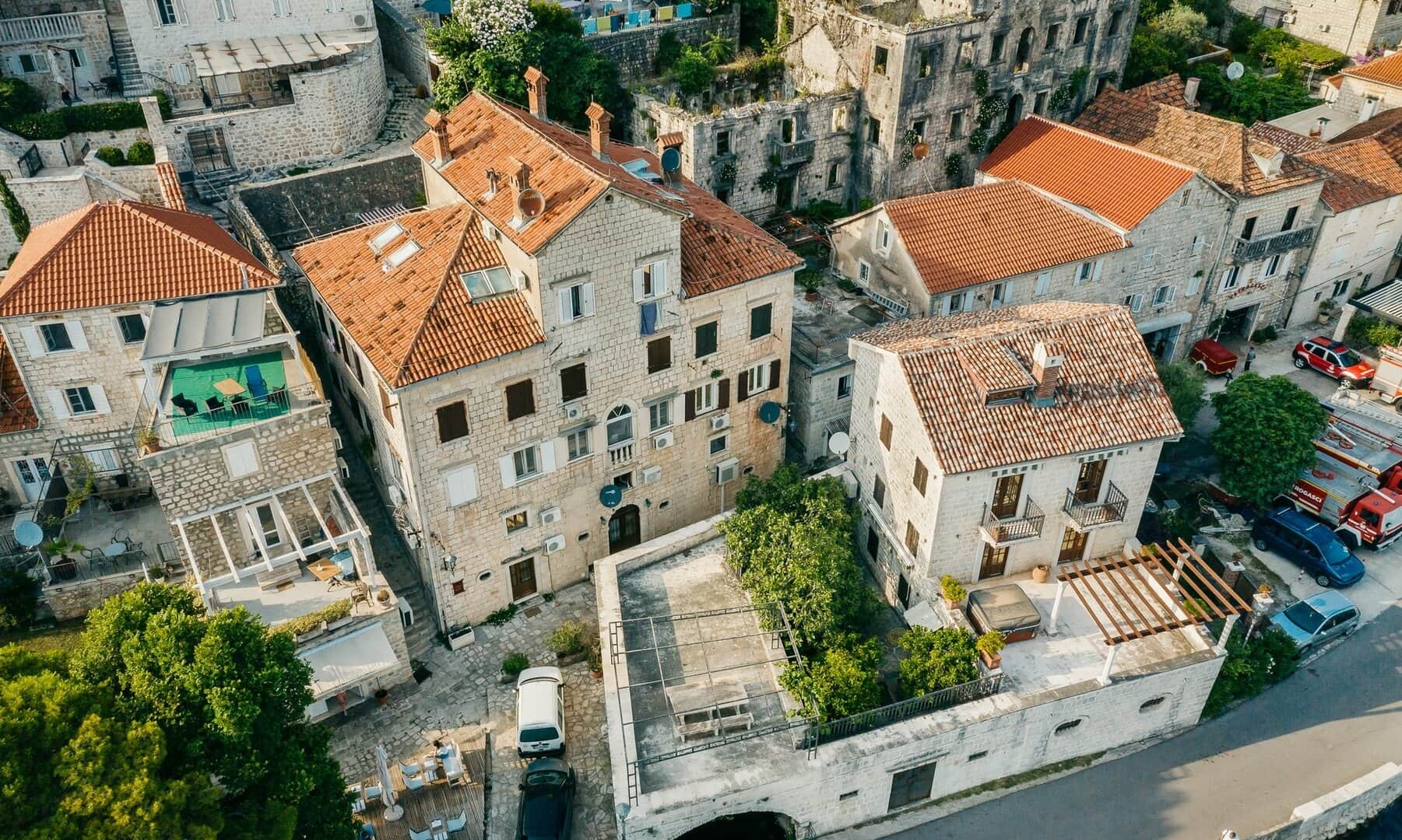 Two-Bedroom Duplex in Historic Perast, Kotor Bay