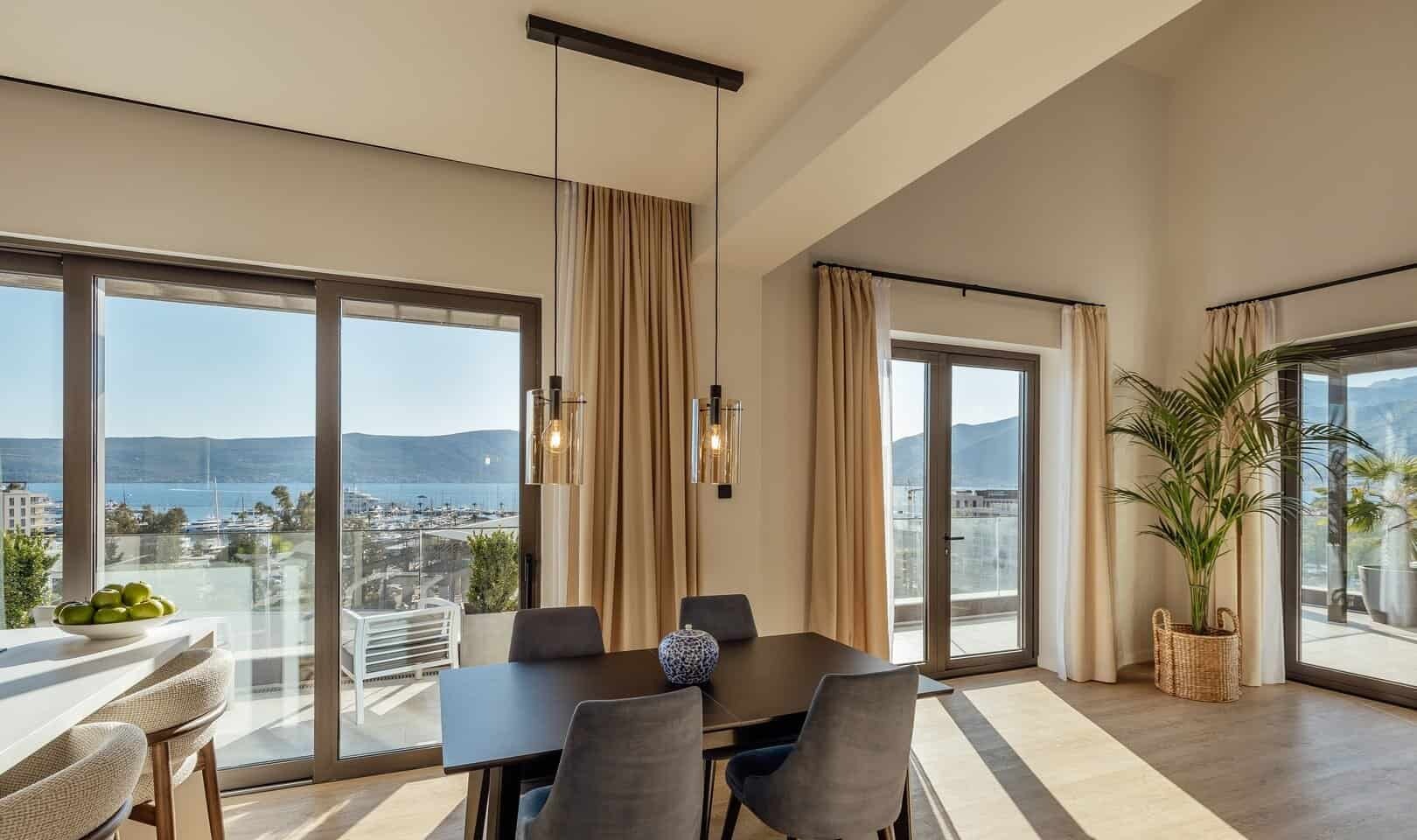 Two-Bedroom Duplex Penthouse in Thea, Boka Place, Porto Montenegro