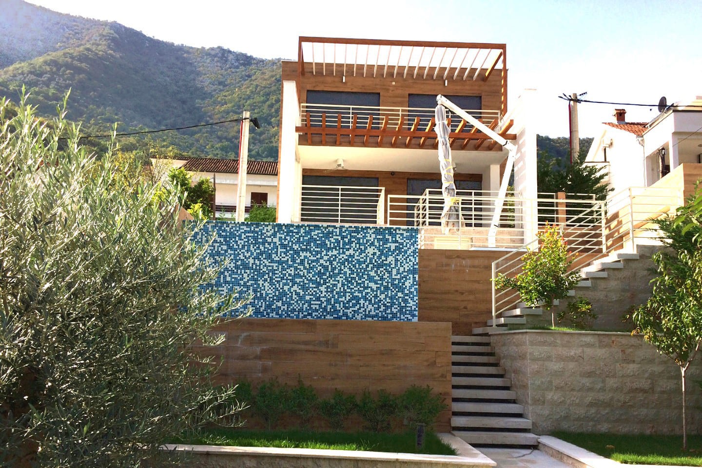 Four-Bedroom Waterfront Villa in Stoliv, Kotor Bay