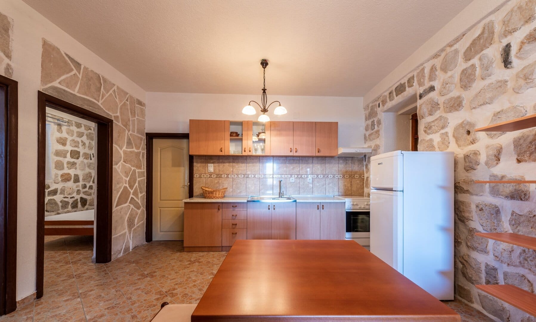 Two-Bedroom Stone Apartment in Perast, Kotor Bay