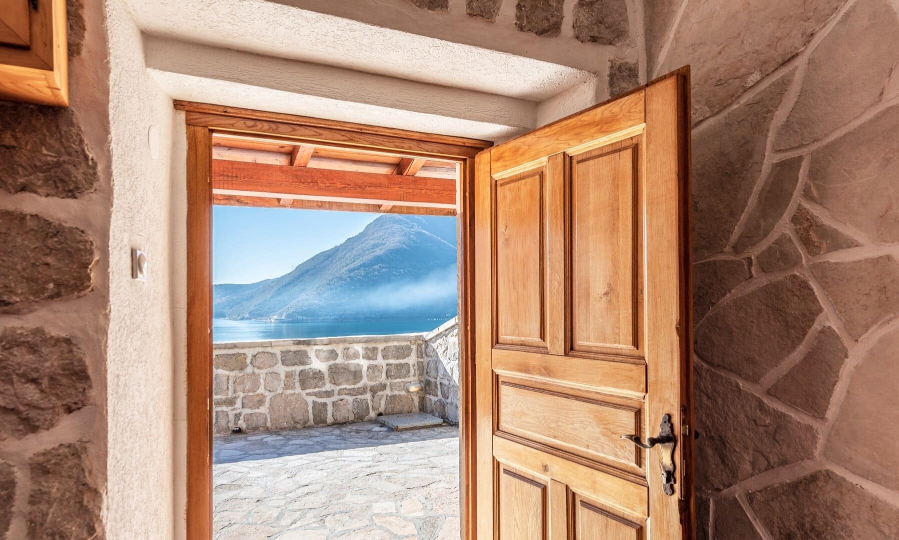 Two-Bedroom Stone Apartment in Perast, Kotor Bay