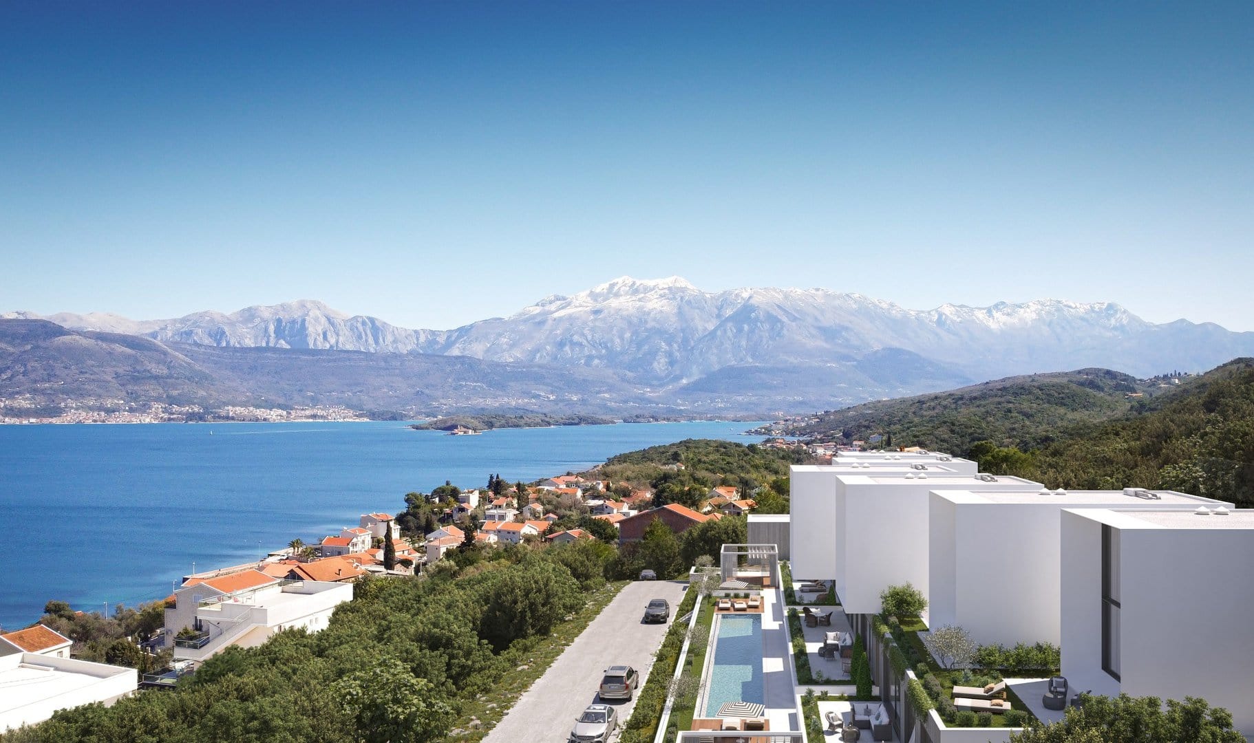 Contemporary Apartments and Duplexes in Krašići, Tivat