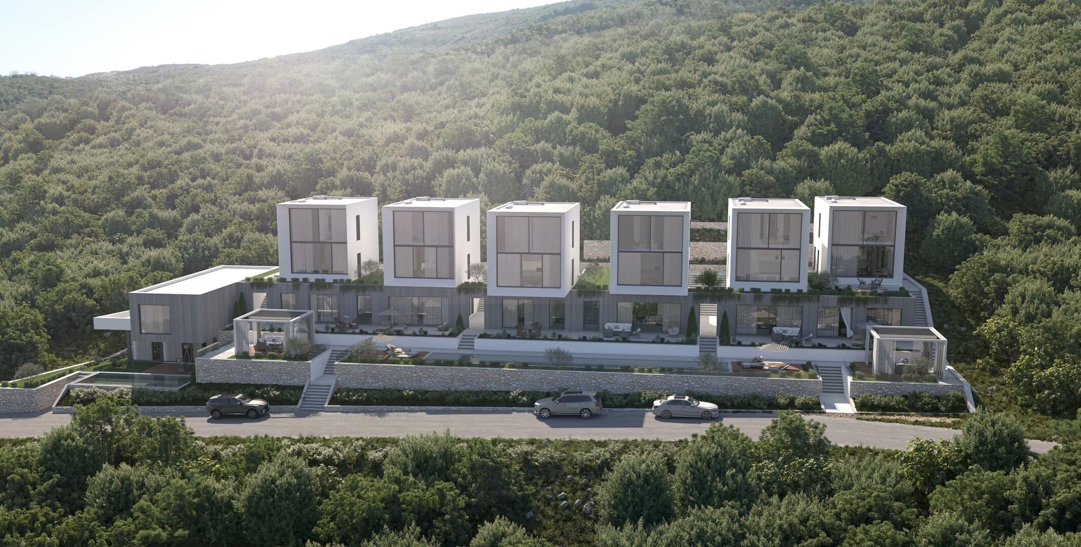 Contemporary Apartments and Duplexes in Krašići, Tivat