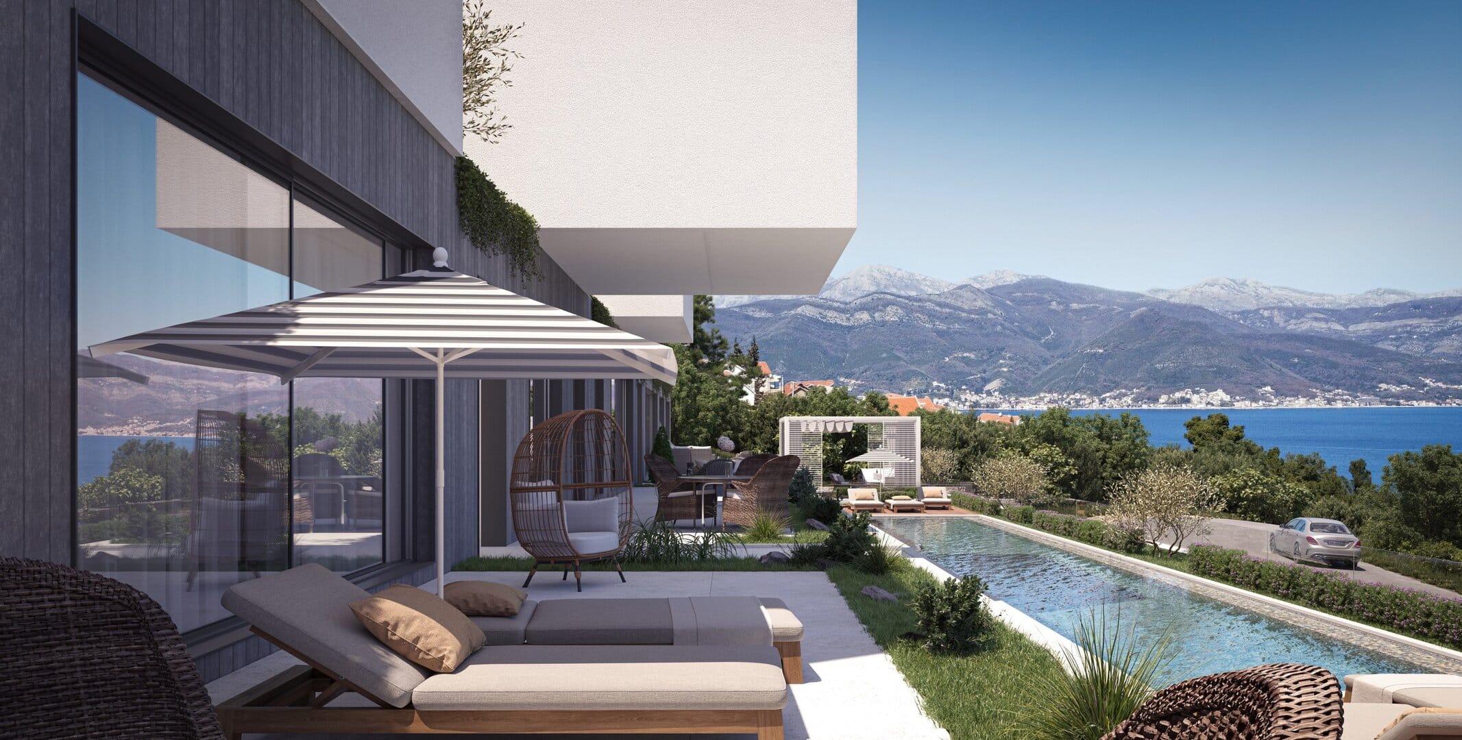 Contemporary Apartments and Duplexes in Krašići, Tivat