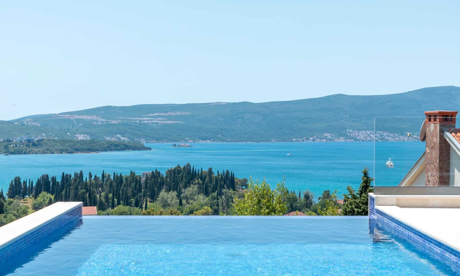 Four-Bedroom Contemporary Villa with Pool in Tivat