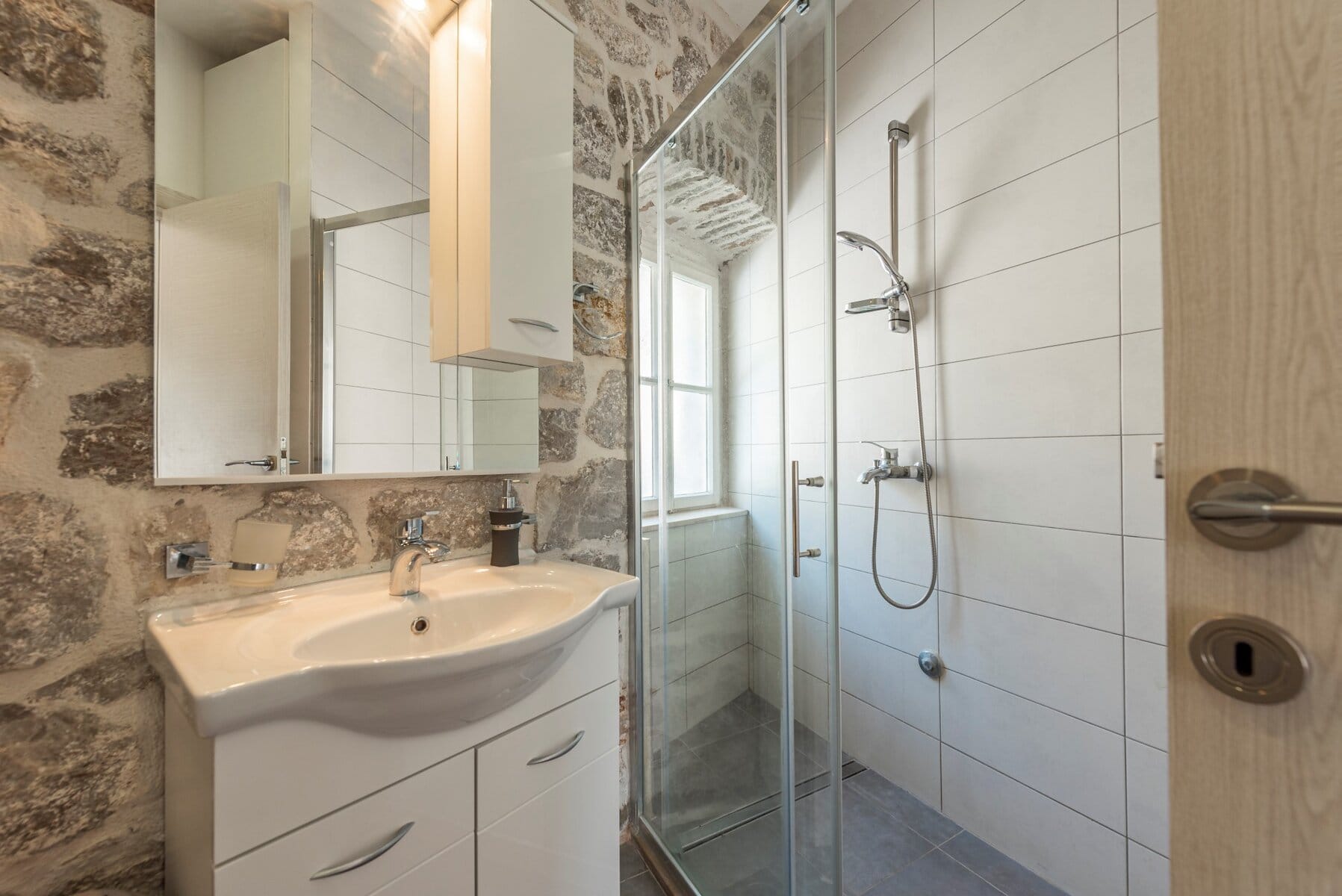 Five-Unit Waterfront Stone House in Perast