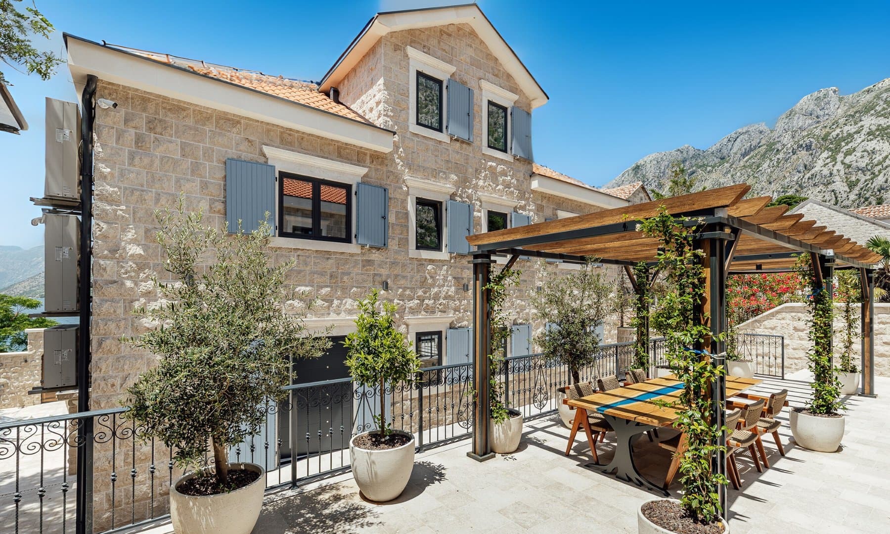 Timeless Stone Manor Poised on the First Line of Kotor Bay