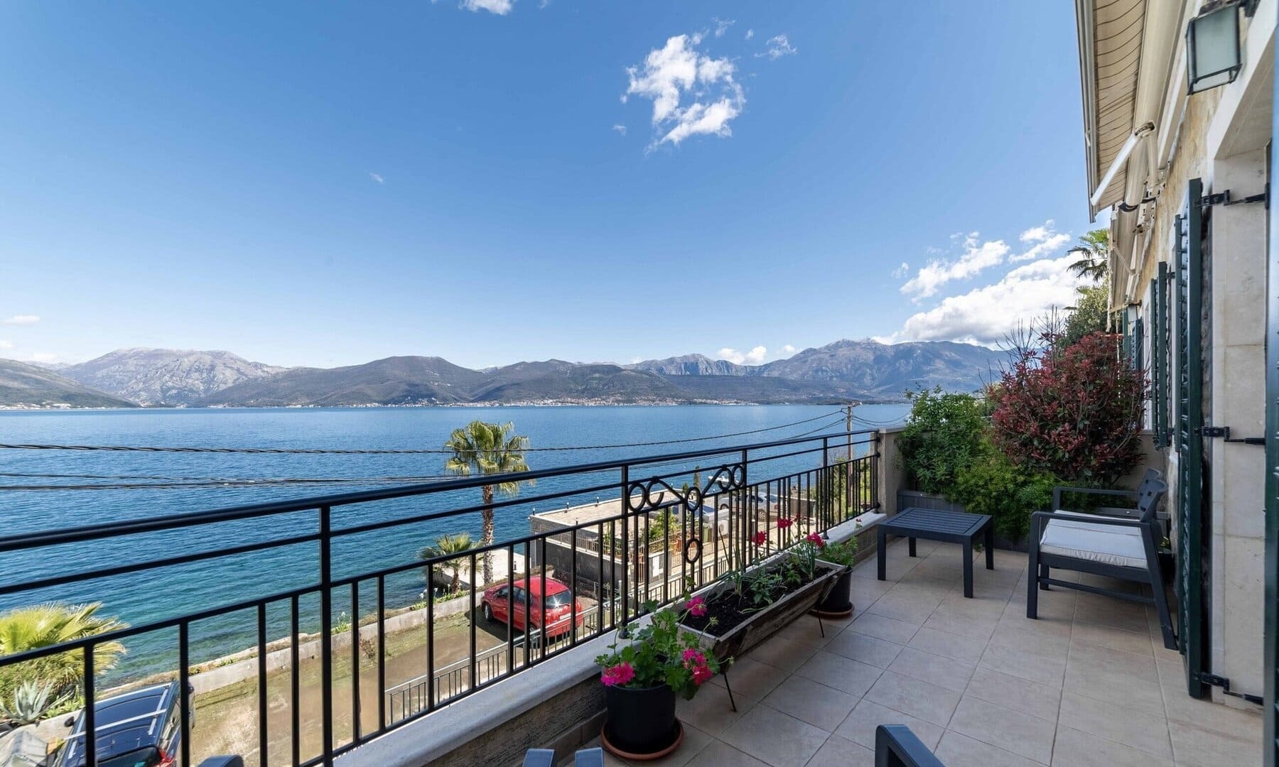Three-Bedroom Waterfront Duplex in Krašići, Tivat
