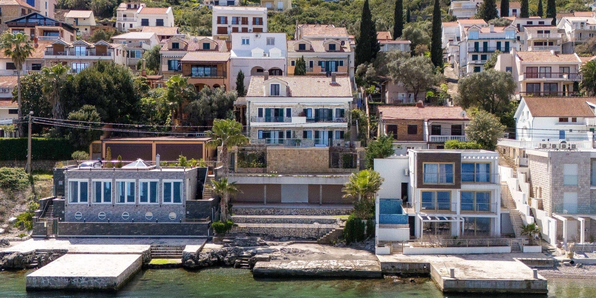Three-Bedroom Waterfront Duplex in Krašići, Tivat