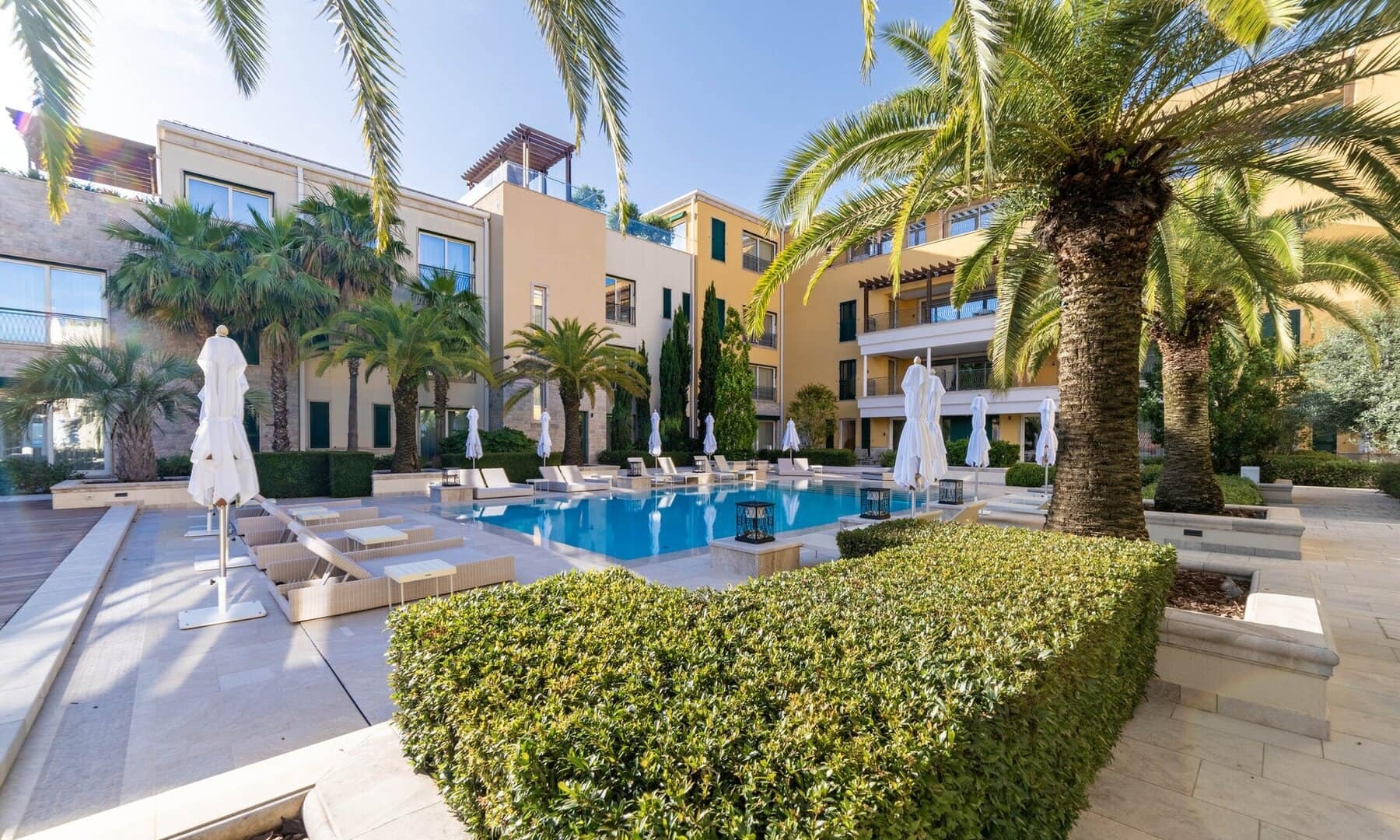 One-Bedroom Poolside Residence at Portonovi, Herceg Novi
