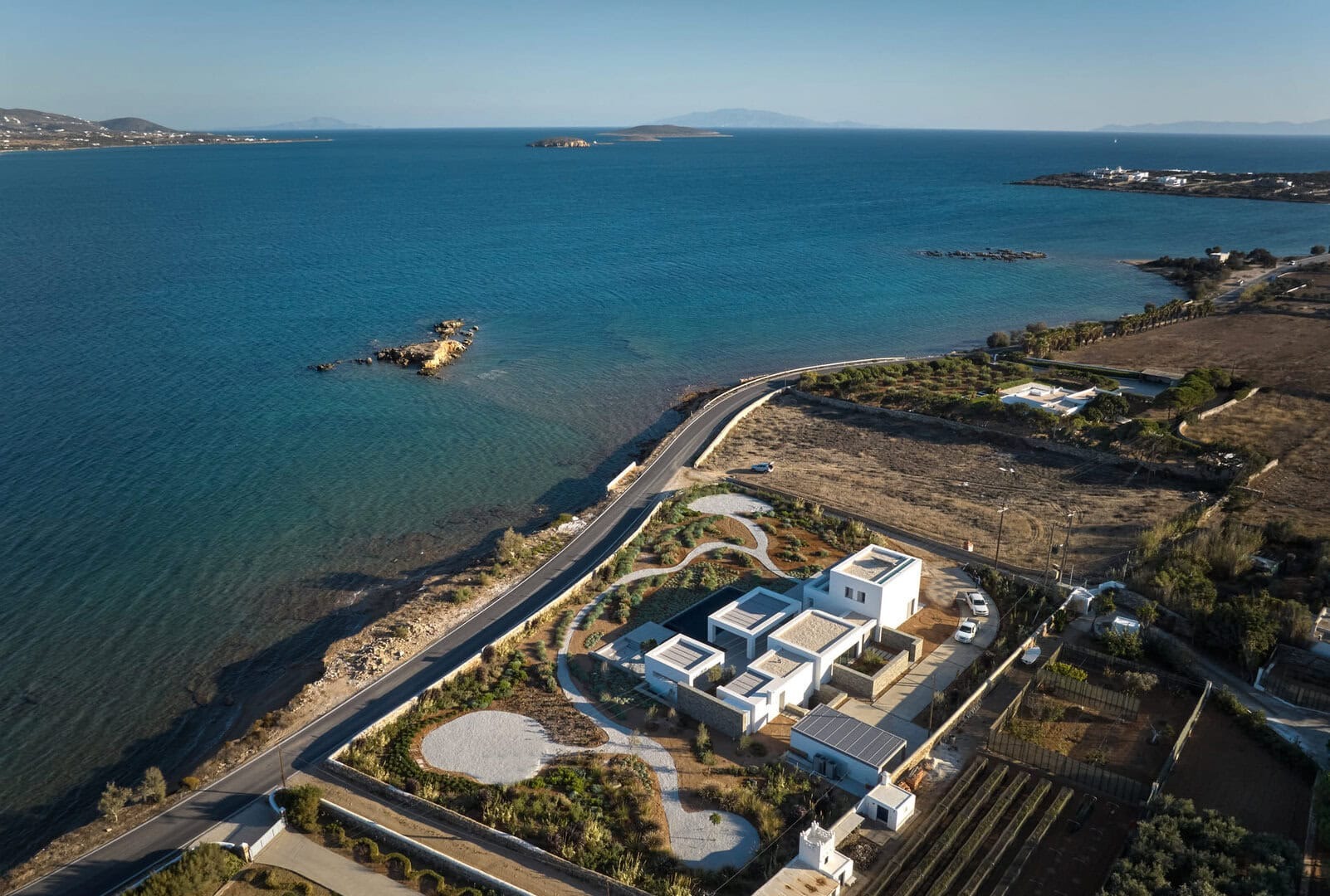 Eight-Bedroom Sustainable Waterfront Villa in Antiparos, Greece