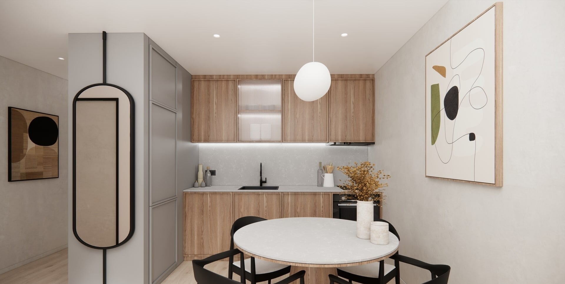 One-Bedroom Sea-View Apartment in Kumbor, Herceg Novi