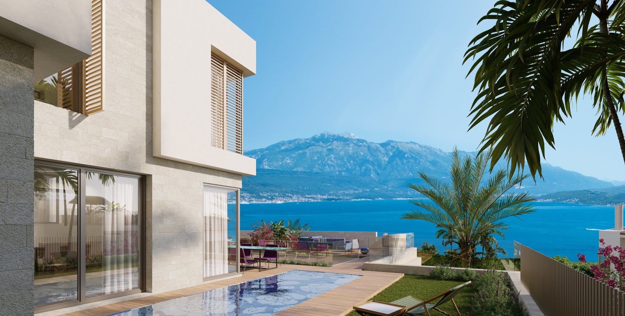 Four-Bedroom Villa with Pool in Kumbor, Herceg Novi