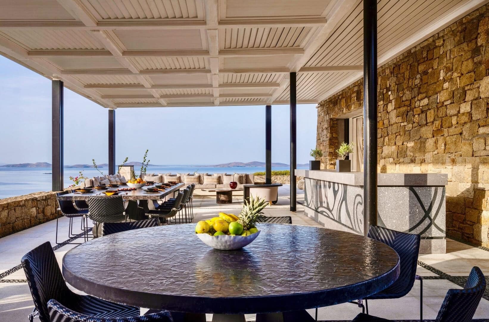 Six-Bedroom Villa Mykonos with Infinity Pool in Montenegro