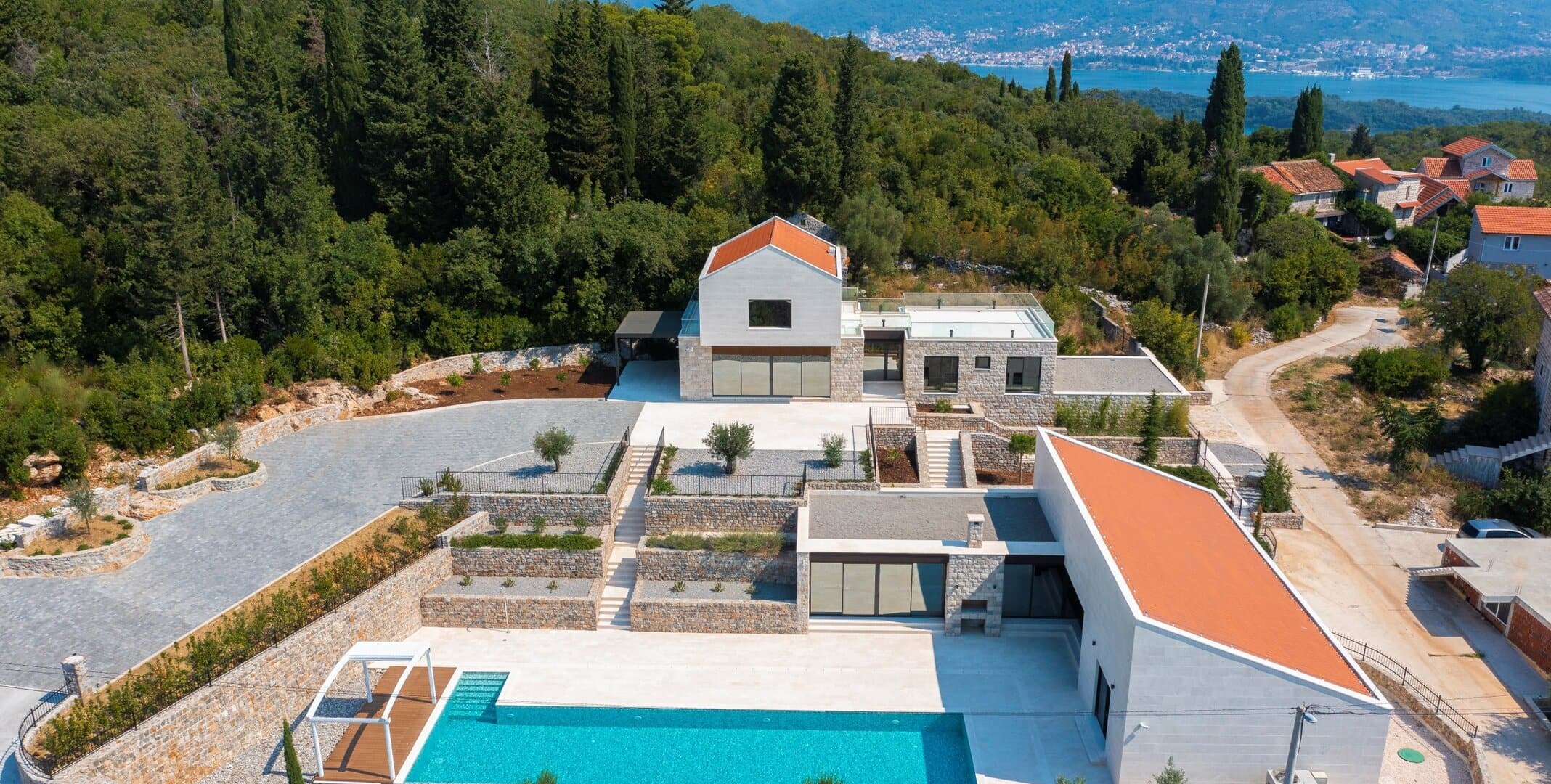 Six-Bedroom Dual-Villa Estate in Đuraševići, Tivat