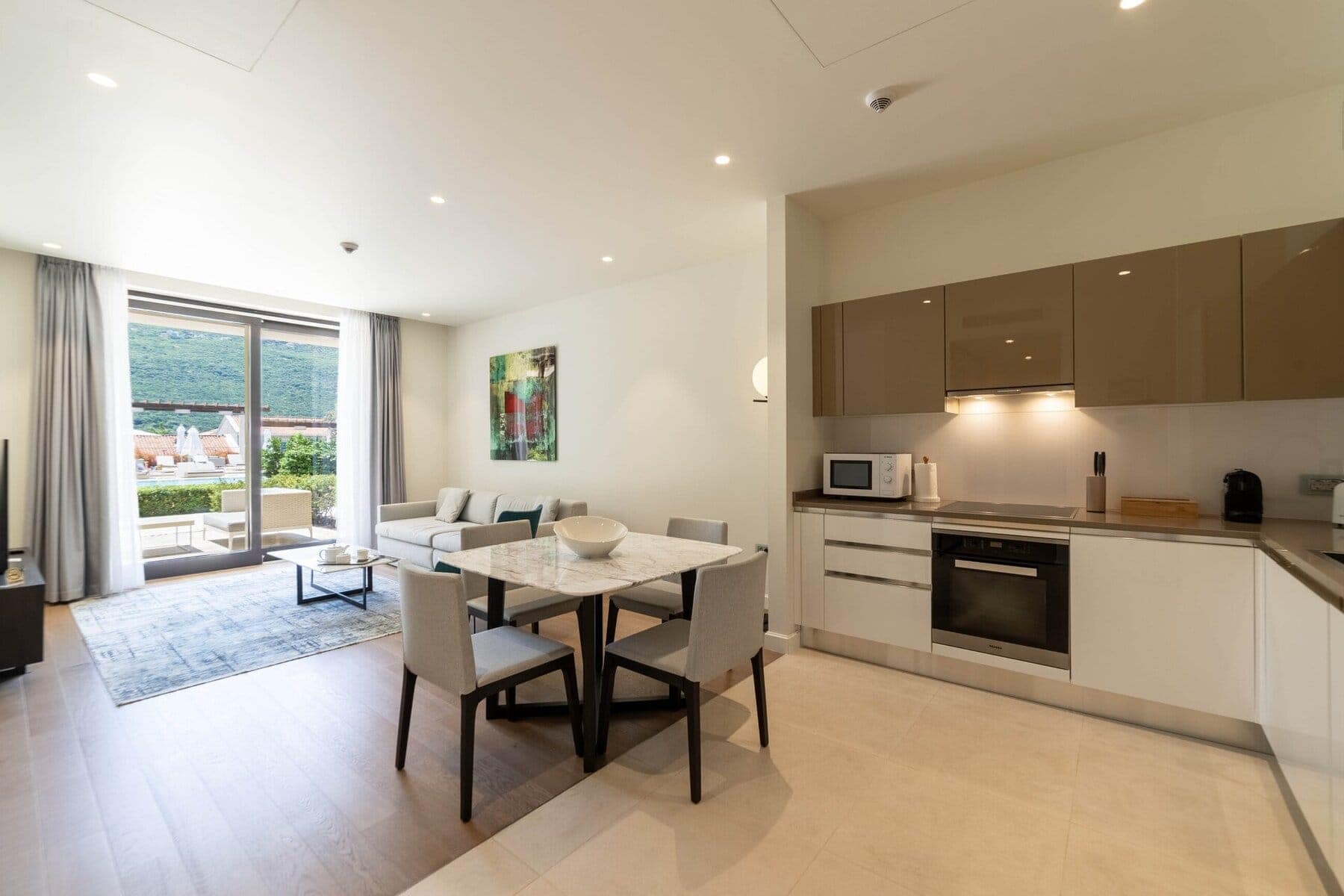 One-Bedroom Poolside Residence at Portonovi, Herceg Novi