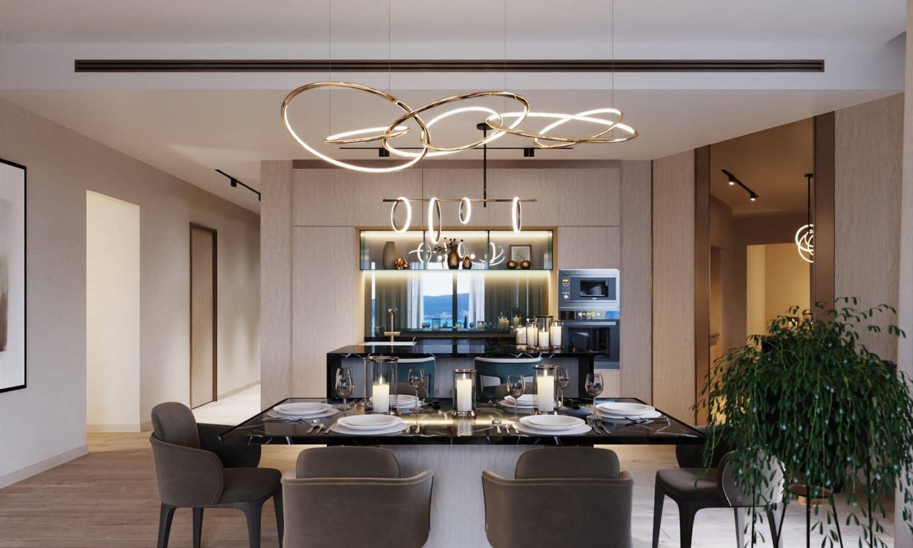 Two-Bedroom Residence at Tivat Hotel & Residences, Seljanovo