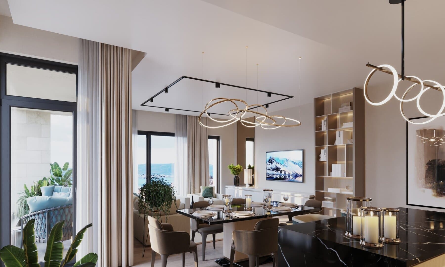 Two-Bedroom Residence at Tivat Hotel & Residences, Seljanovo