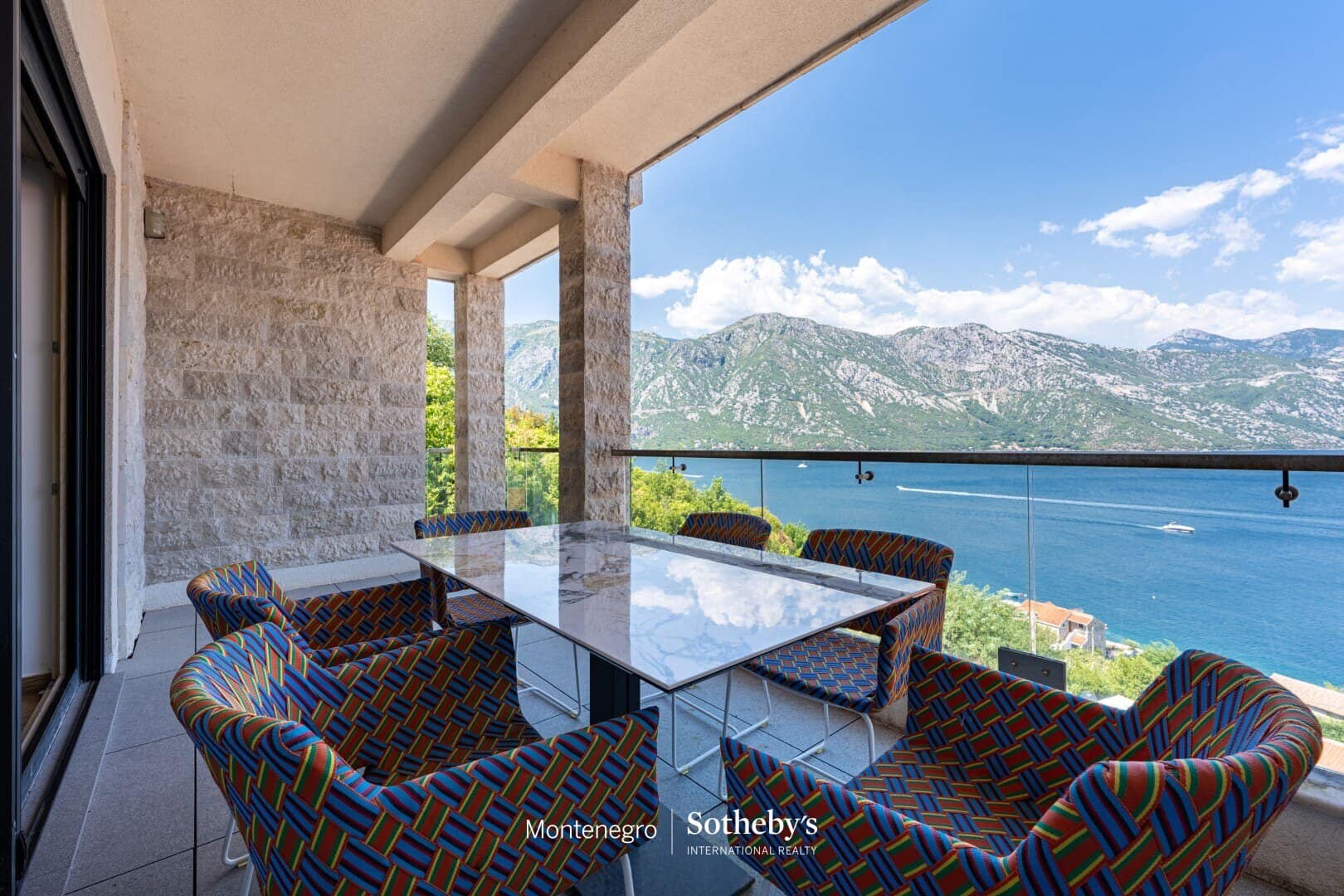Three-Bedroom Beachfront Residence in Kostanjica, Kotor Bay
