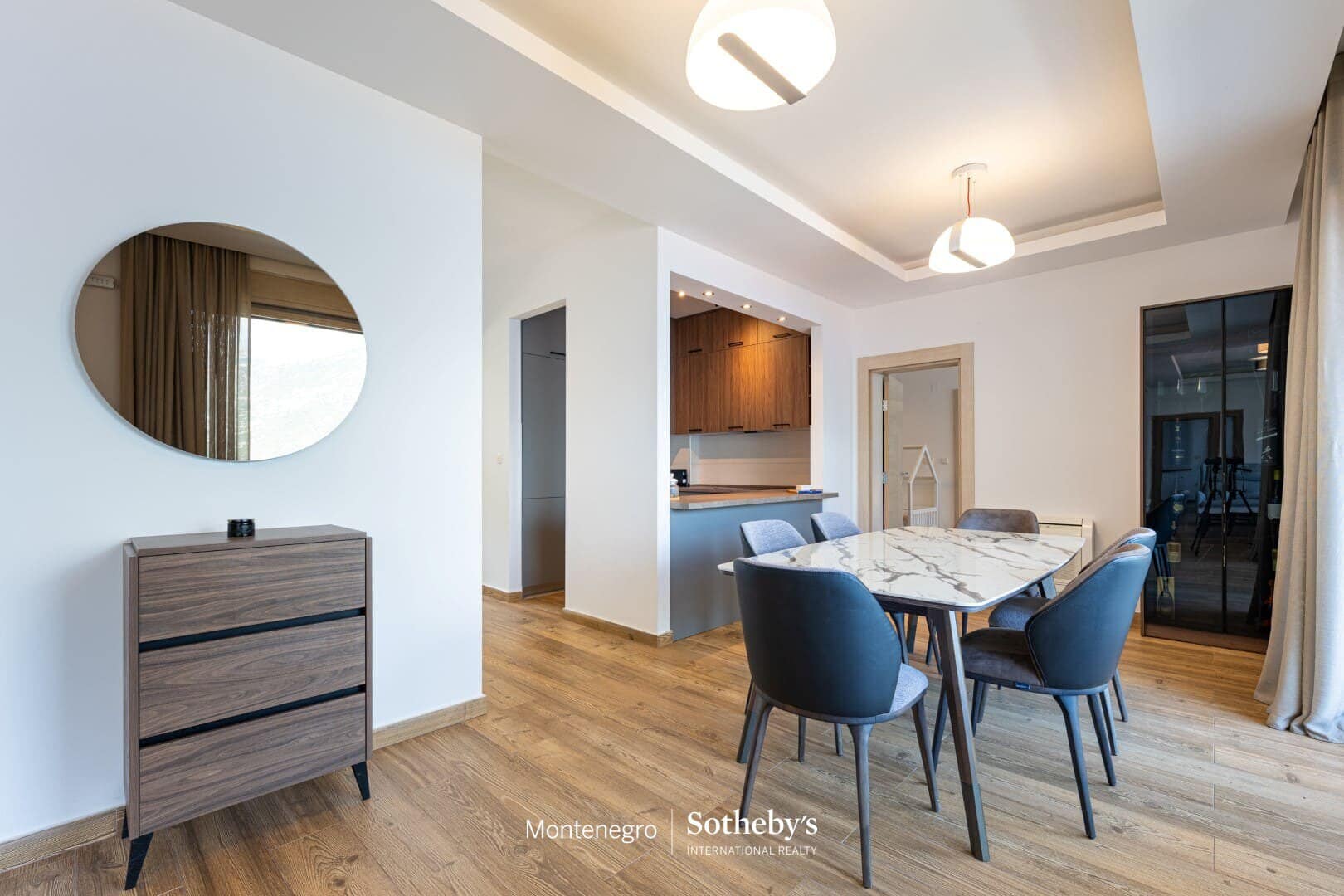 Three-Bedroom Beachfront Residence in Kostanjica, Kotor Bay