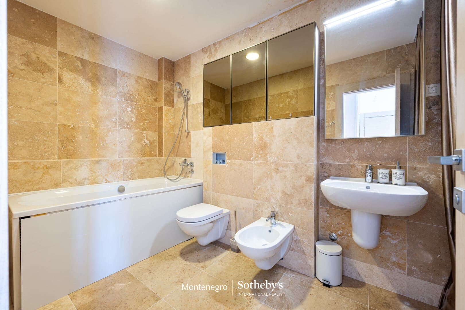 Three-Bedroom Beachfront Residence in Kostanjica, Kotor Bay