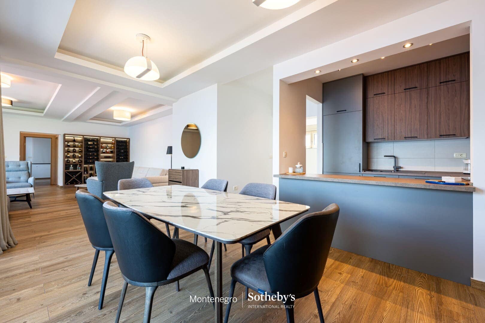 Three-Bedroom Beachfront Residence in Kostanjica, Kotor Bay