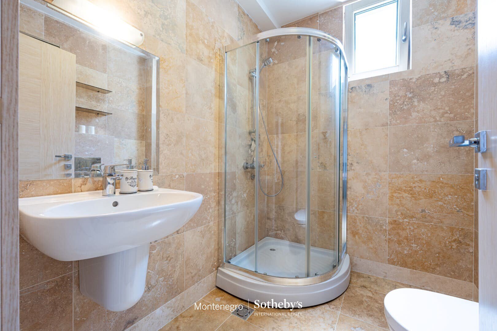 Three-Bedroom Beachfront Residence in Kostanjica, Kotor Bay