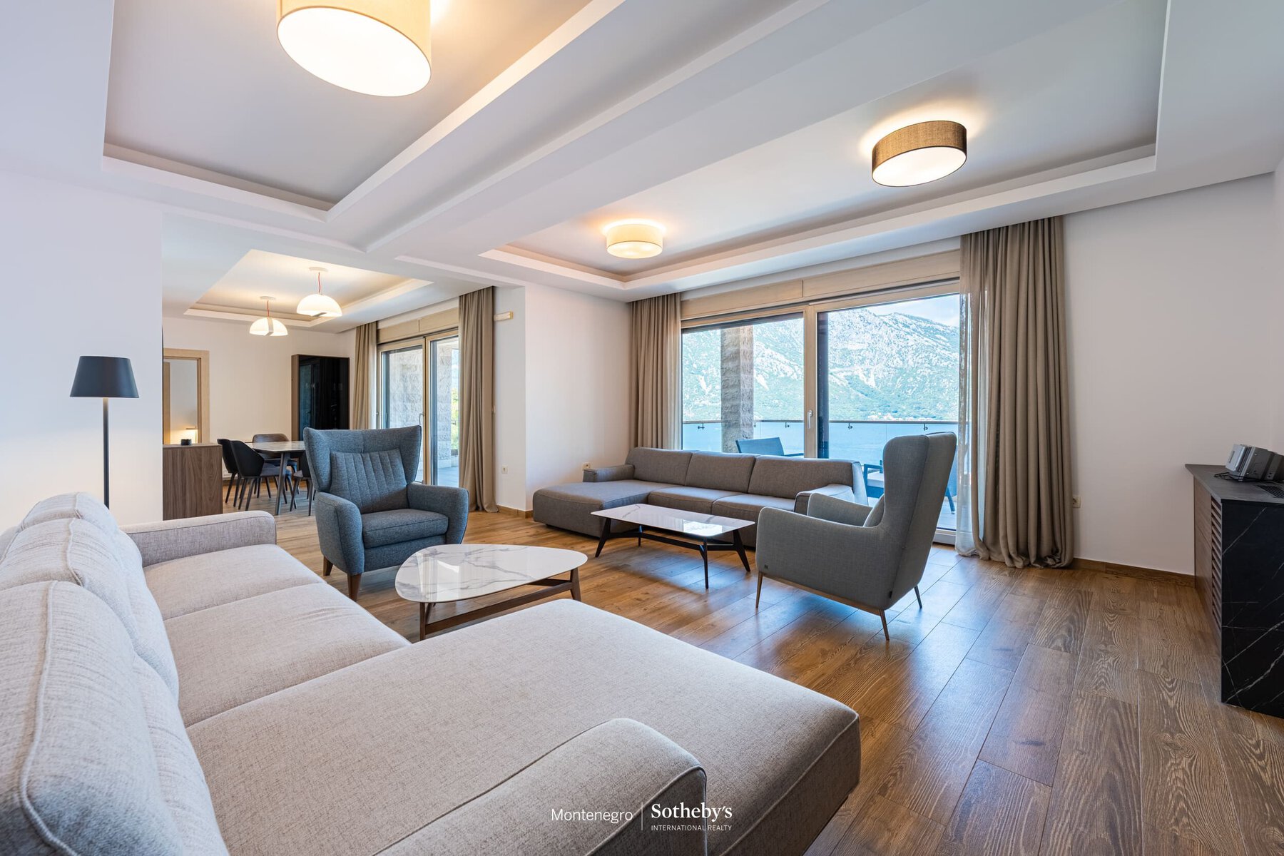 Three-Bedroom Beachfront Residence in Kostanjica, Kotor Bay