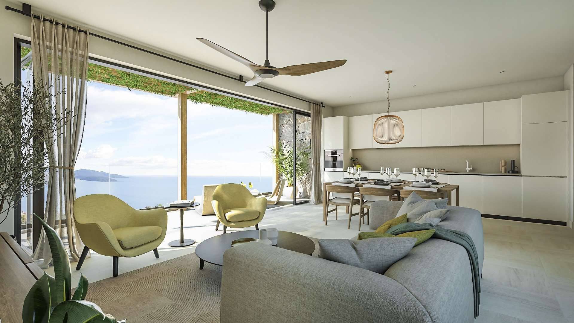 Two-Bedroom Sea-View Residence at Botanika, Luštica Bay
