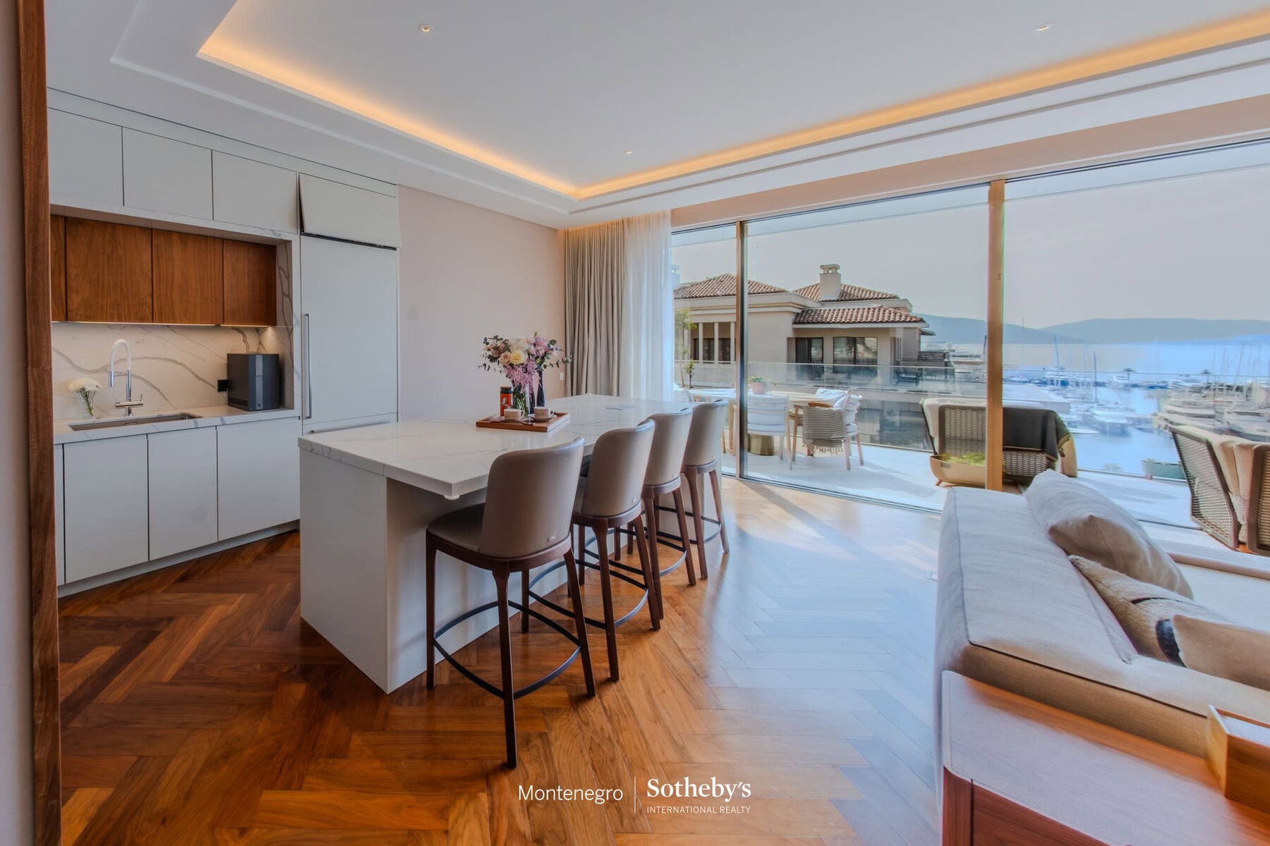 Seven-Bedroom Penthouse in Elena, Porto Montenegro