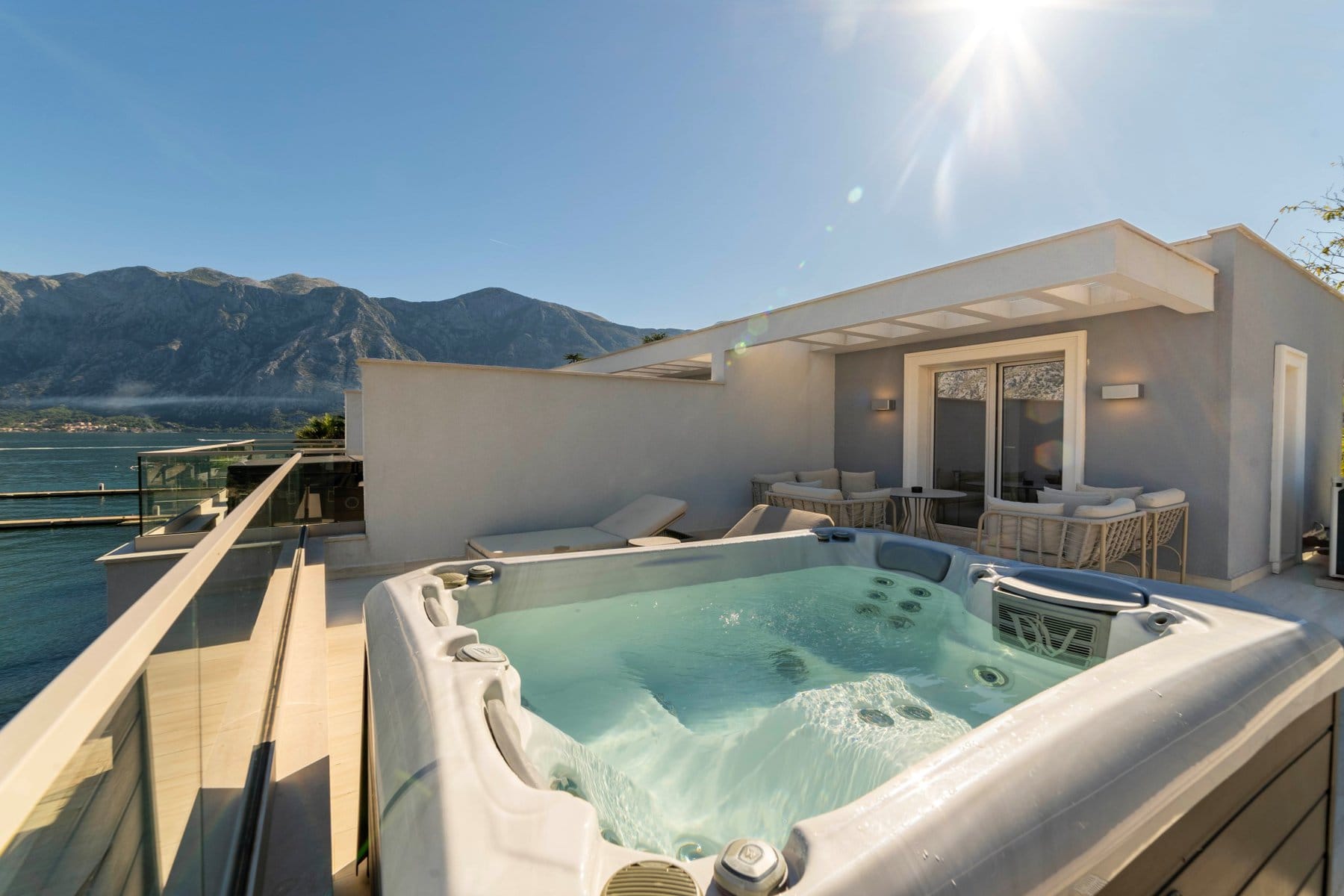Three-Bedroom Bayfront Villa in Stoliv, Kotor Bay