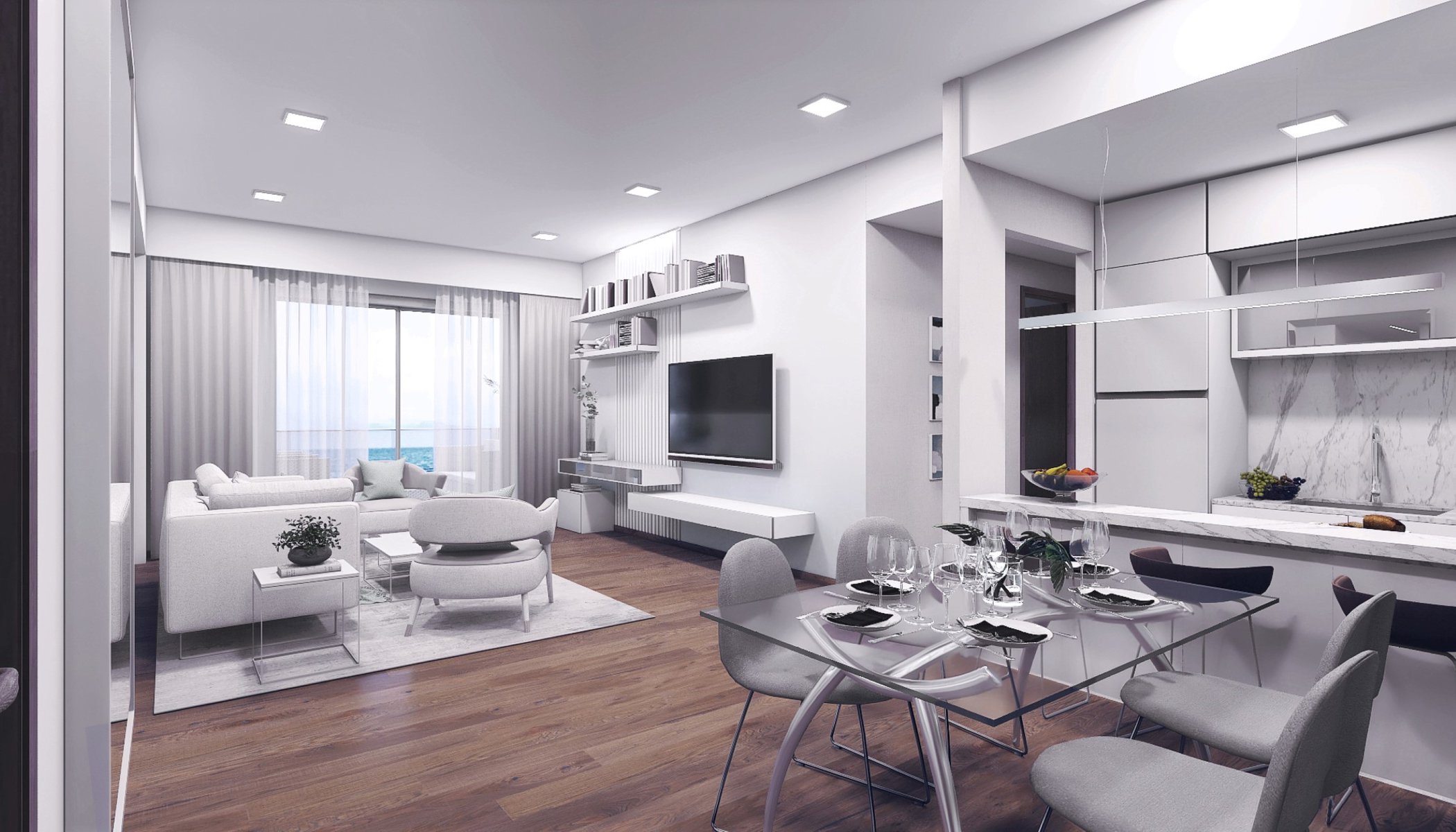 Two-Bedroom Apartment in Čanj, Bar Riviera