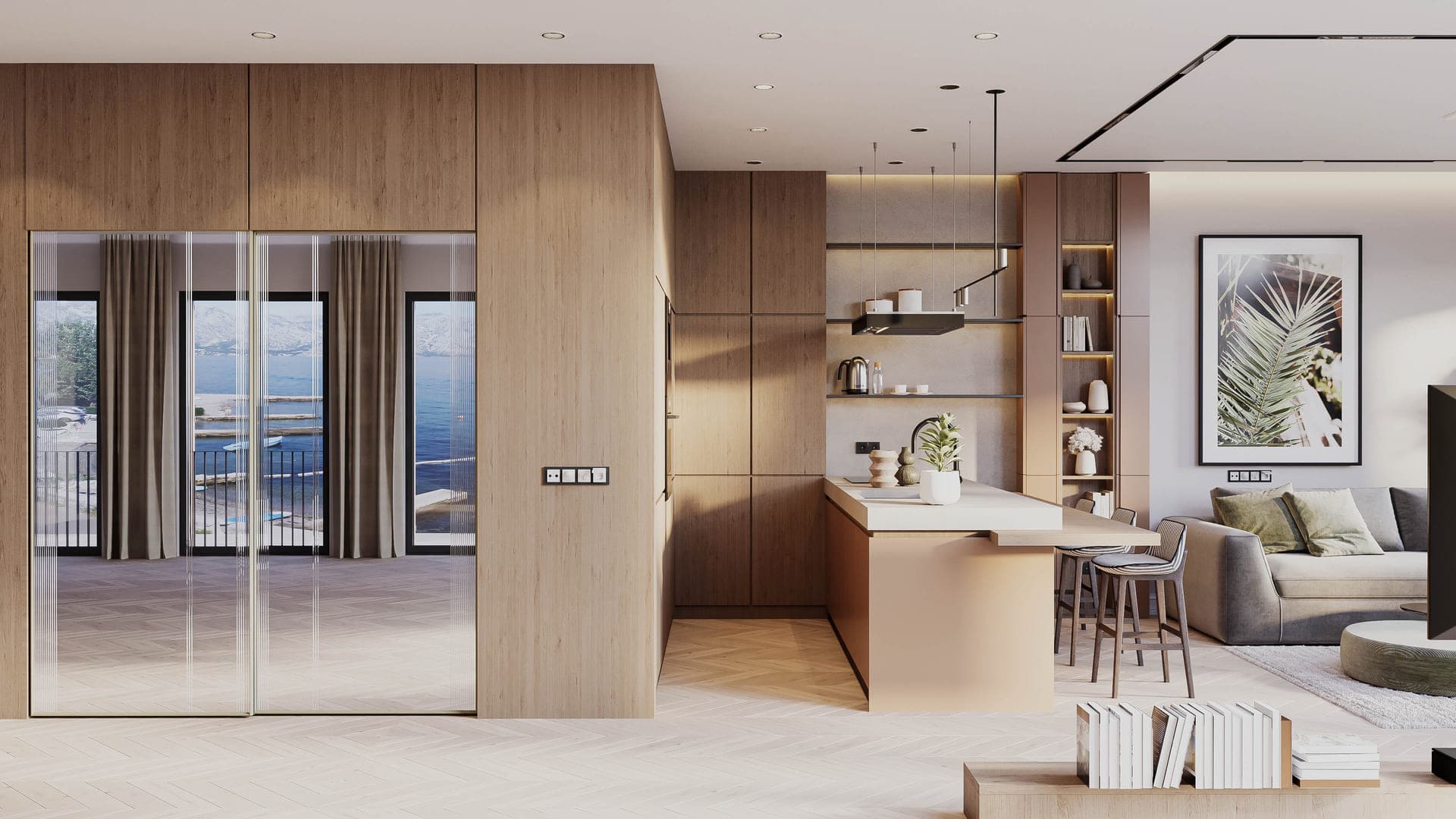 Two-Bedroom Apartment in Dobrota, Kotor