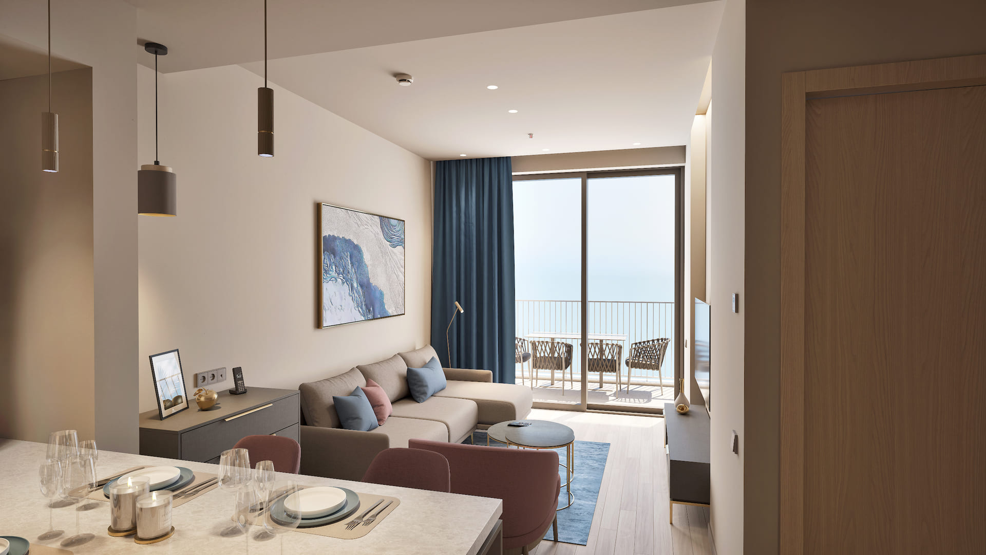 One-Bedroom Apartment in Bečići, Budva Riviera