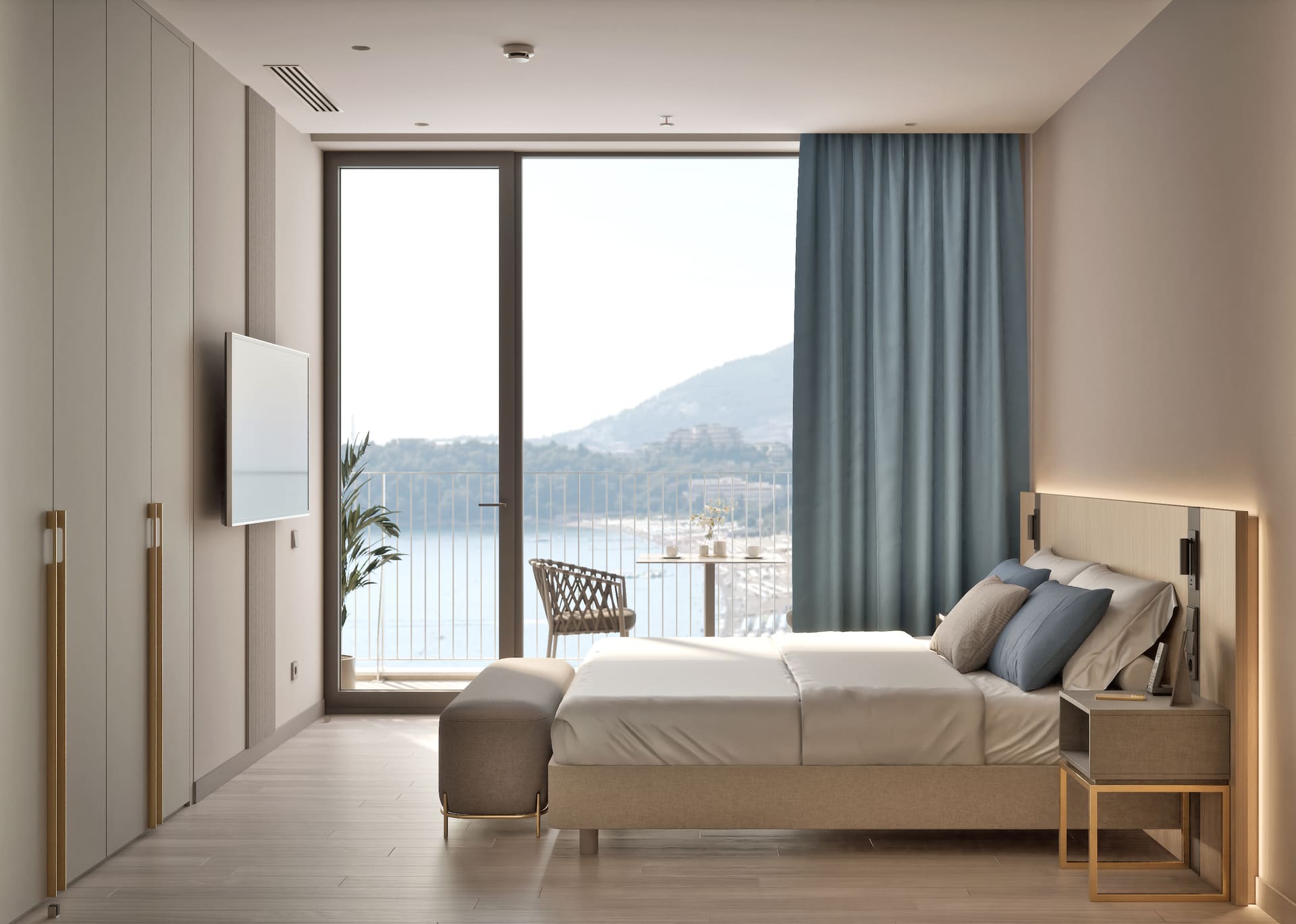 One-Bedroom Apartment in Bečići, Budva Riviera