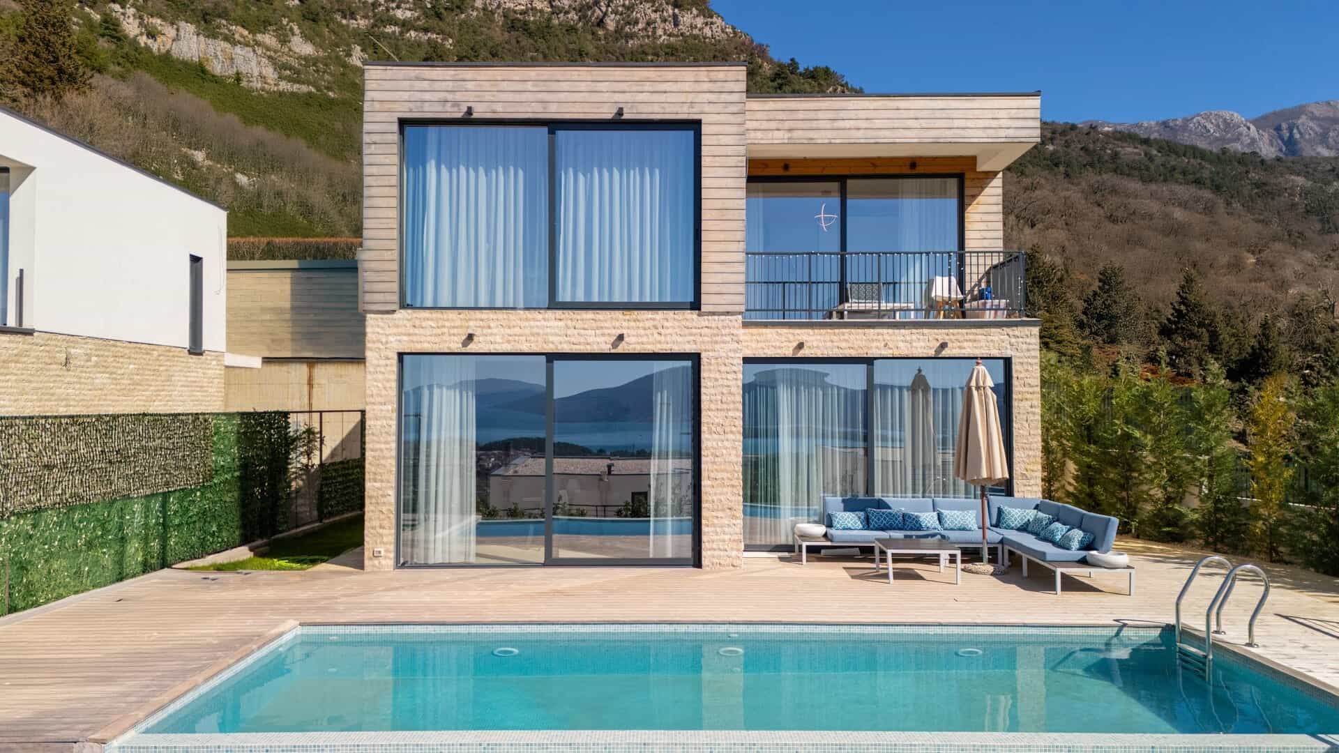 Four-Bedroom Furnished Villa in Kavač, Kotor Bay