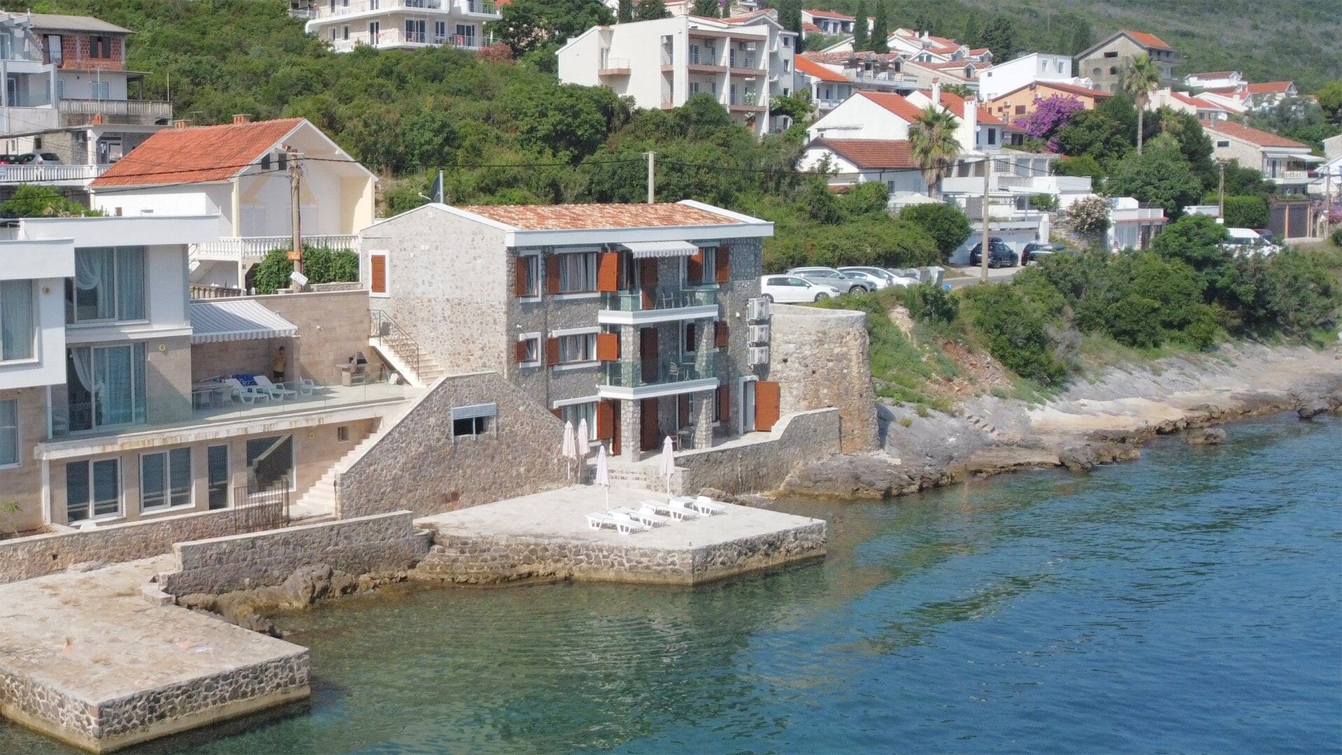 Four-Bedroom Waterfront Villa in Krašići, Tivat Bay