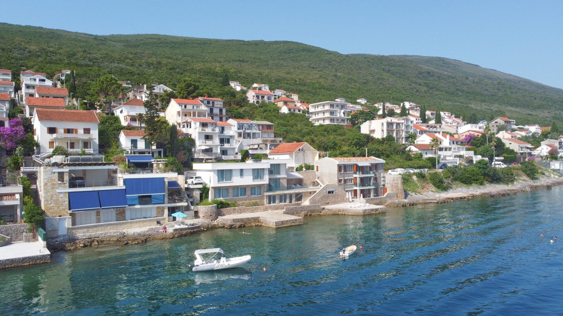 Four-Bedroom Waterfront Villa in Krašići, Tivat Bay