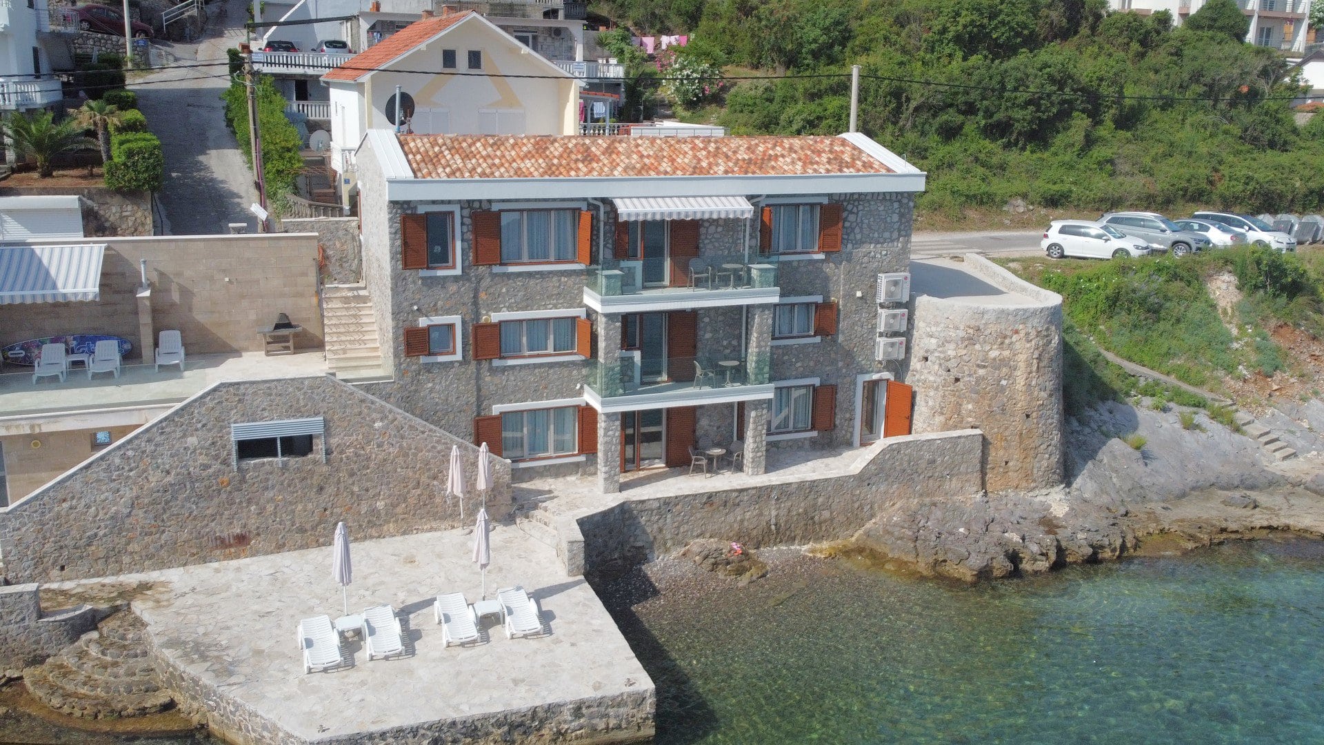Four-Bedroom Waterfront Villa in Krašići, Tivat Bay