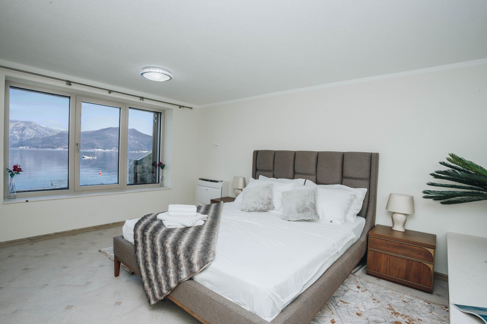 Four-Bedroom Waterfront Villa in Krašići, Tivat Bay
