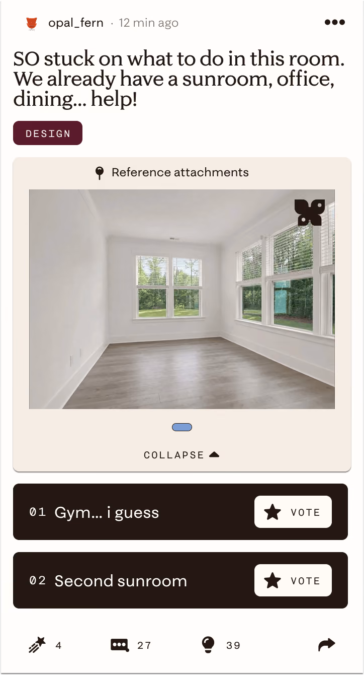 Empty bright room with large windows showing a green outdoor view and light hardwood floors.
