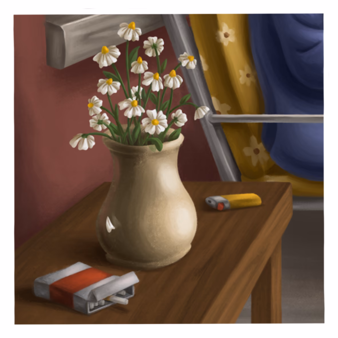 Illustrazione digitale ispirata al film Ragazze Interrotte.