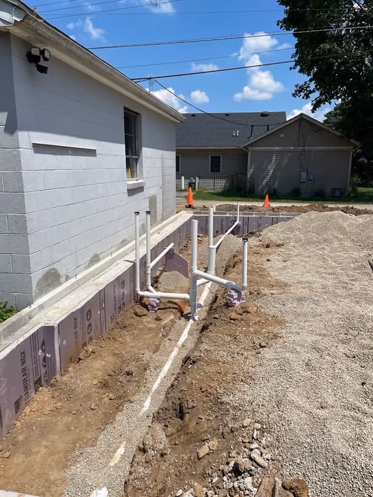 Franzen Plumbing new construction project