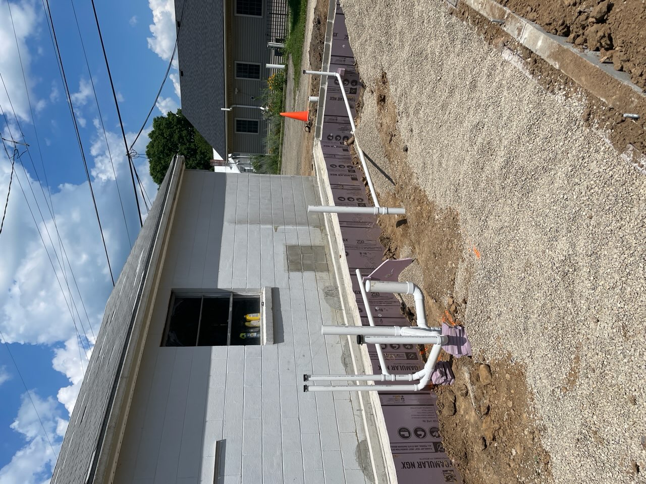 Underground plumbing for new home build