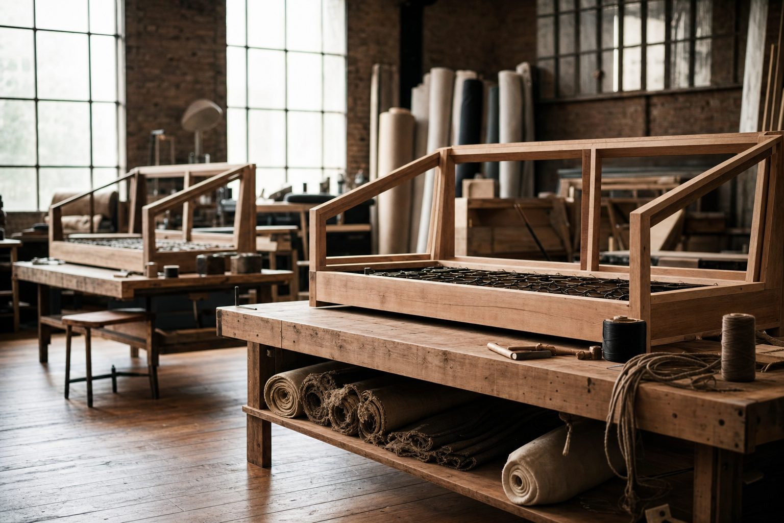 Inside the Cre8aCouch workshop