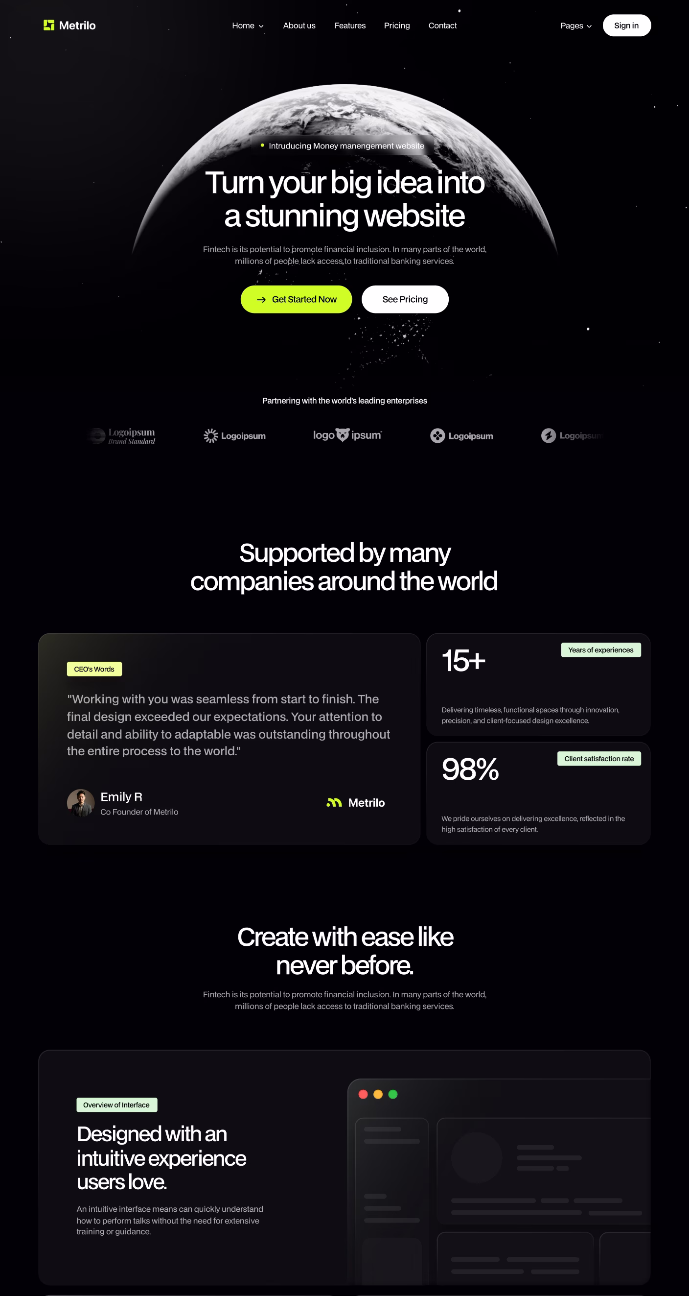 Hero V2 Page
