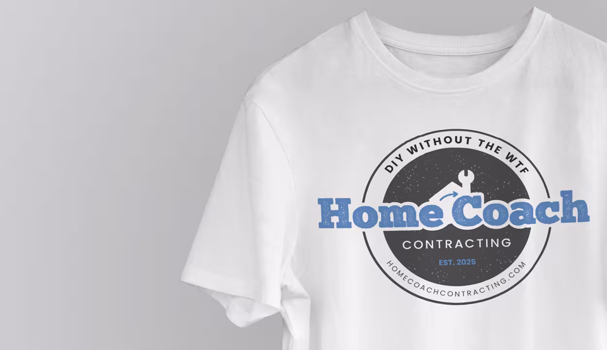 Home Coach Contracting branded work shirt