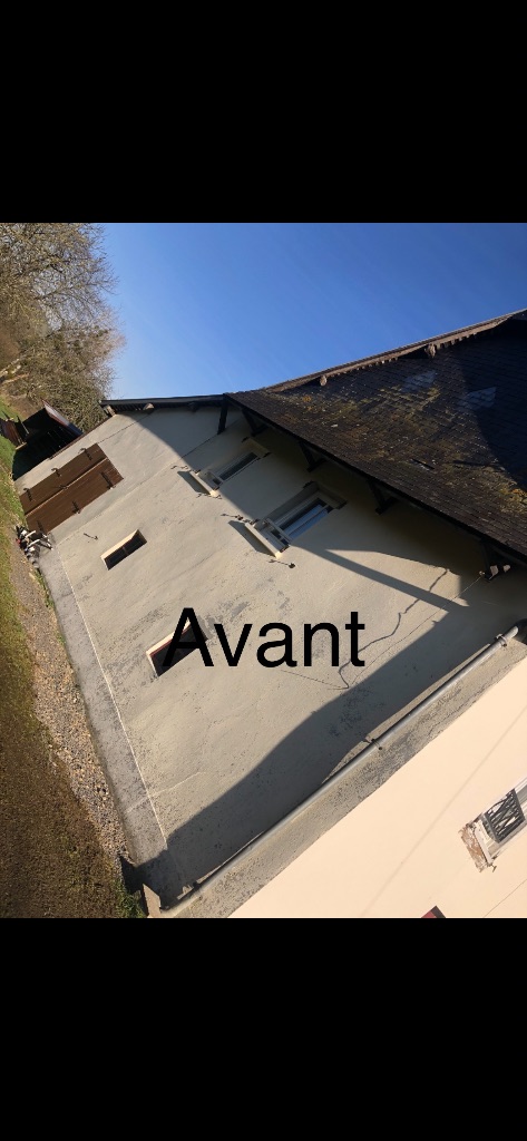 Avant : Ravalement de façade - Bagnoles-de-l'Orne